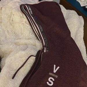 Victoria’s Secret zip up sequin hoodie sz M